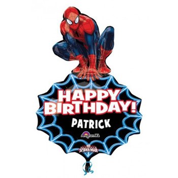 Spiderman Personalize Super Shape Foil Balloon