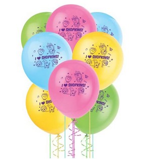 Shopkins Latex Balloons