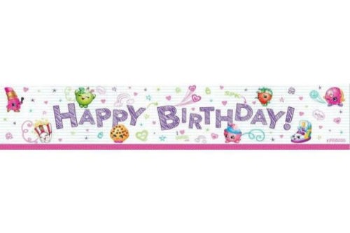 Shopkins Birthday Banner