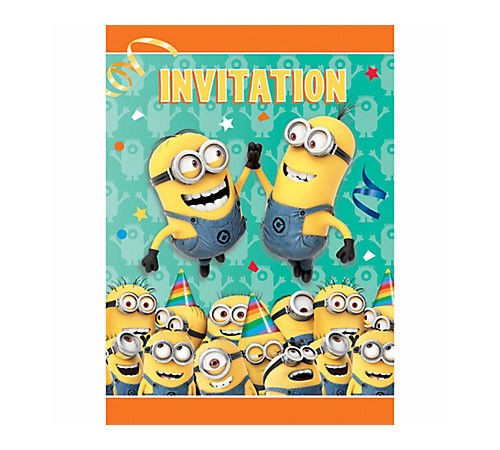 Despicable Me  Minions  Invitations