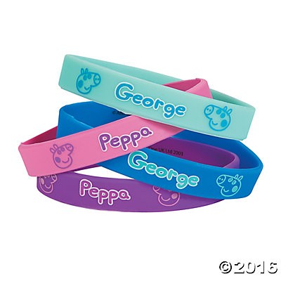 Peppa Pig Rubber Bracelets
