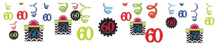 60th Swirl Decorations Mega Pack