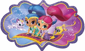 Shimmer and Shine Super Shape Foil Balloon