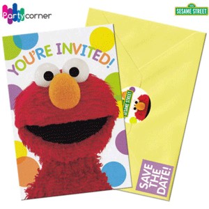 Sesame Street  Invitation Pack
