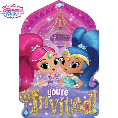 Shimmer and Shine Invites