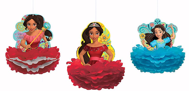 Elena Of Avalor Honeycomb Decorations