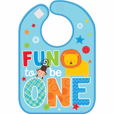 ONE WILD BOY 1st Birthday Bib