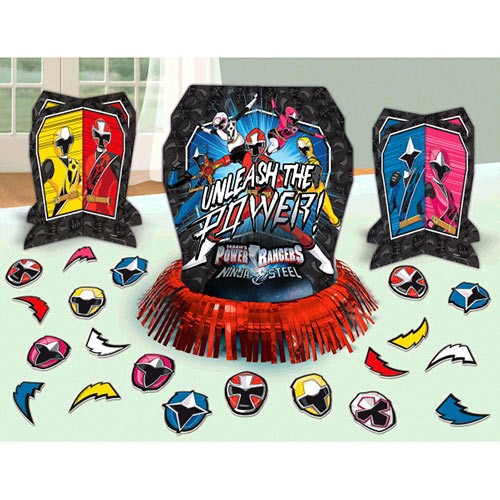 Power Rangers Table Decorating Kit With Confetti