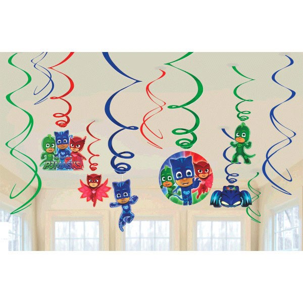 PJ Masks Swirl Decorations