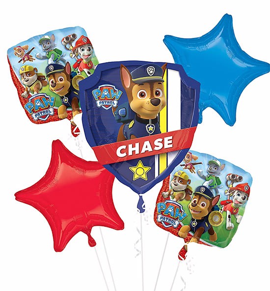 Paw Patrol Foil Balloon Bouquet