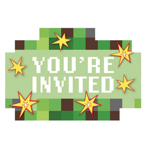 TNT-Minecraft-Party-Invites