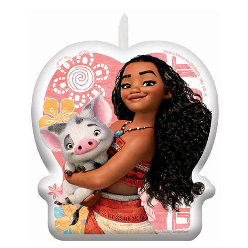Moana Birthday Party Candle