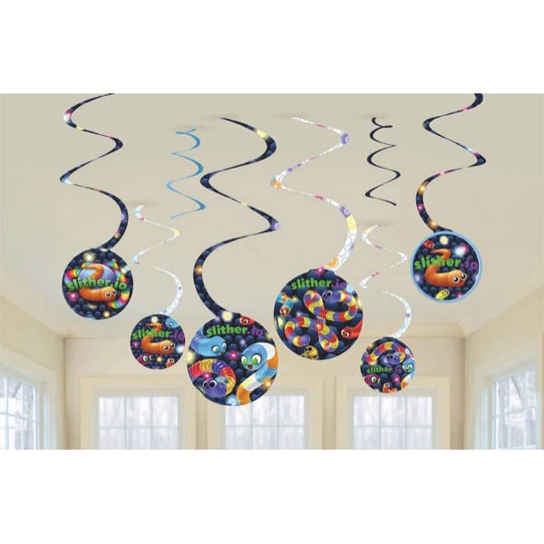 Slither.io Spiral Decorations
