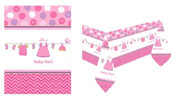Shower With Love Girl Table Cover