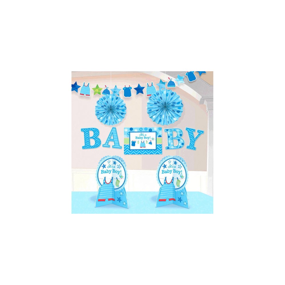 Boy Baby Shower Room Decorating Kit