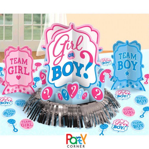 Girl or Boy Gender Reveal Table Decorating Kit