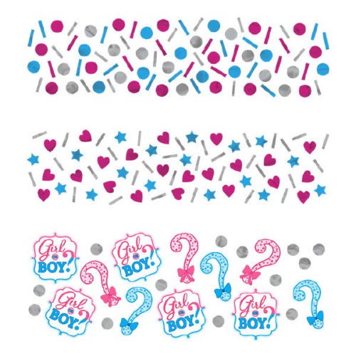 Girl or Boy Gender Reveal Table Confetti