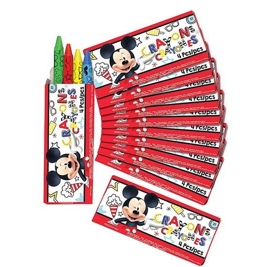 Mickey Mouse Mini Crayon Favours