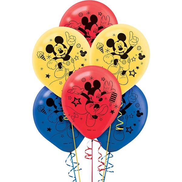 Mickey Mouse Latex Balloons