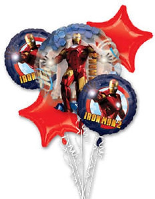 Iron Man Balloon Bouquet