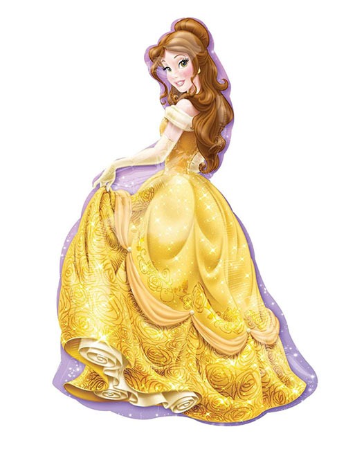 Beauty And The Beast Belle Super Shape Foil Balloon