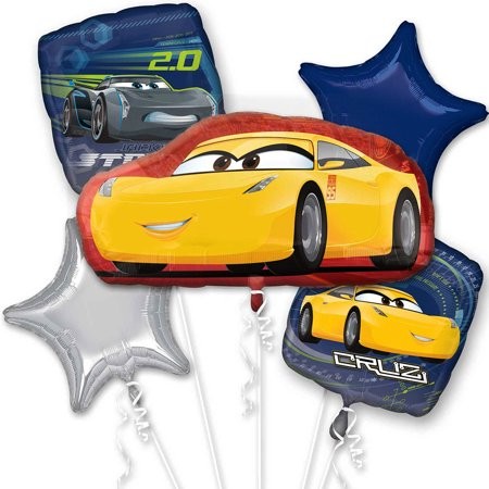 Cars CRUZ Foil Balloon Bouquet