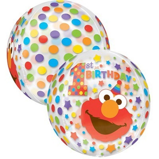 Sesame Street 1st Birthday Orbz Foil Balloon