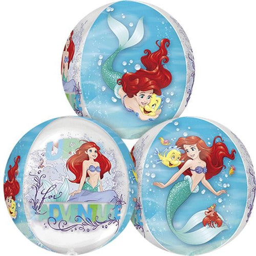 Ariel Little Mermaid Orbz Foil Balloon