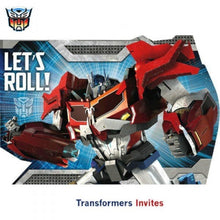 Load image into Gallery viewer, Transformers Birthday Party Invites
