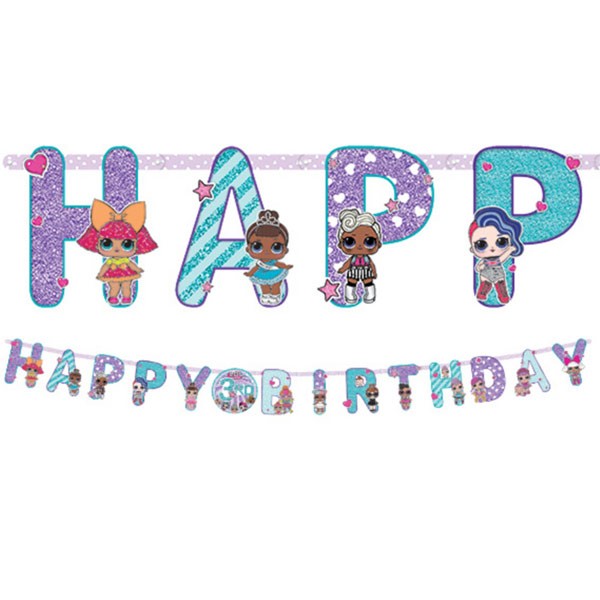 LOL Surprise Birthday Party Banner