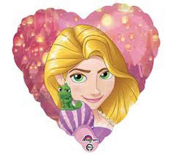 Rapunzel Foil Balloon (Heart Shaped)
