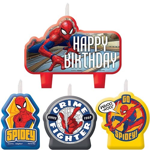 Spiderman Candle Set