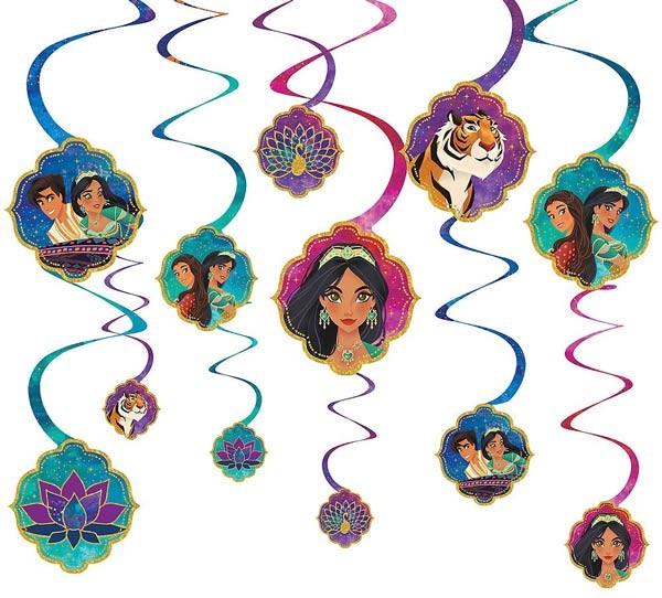 Aladdin Swirl Decorations