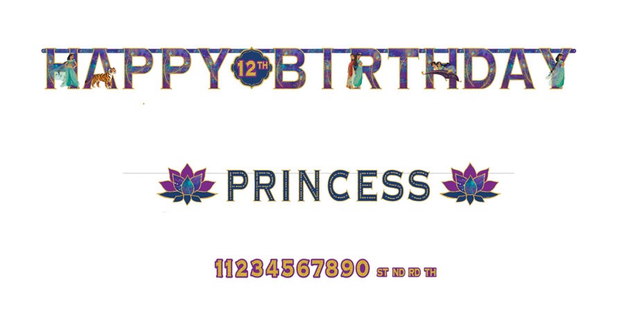 Aladdin Letter Banner