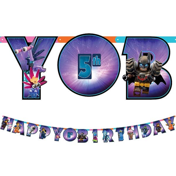 Lego Movie Birthday Banner Kit