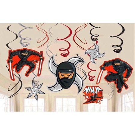 Ninja Swirl Decorations