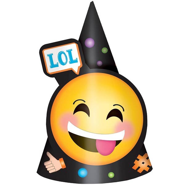 Smiley Emoji Party Hats