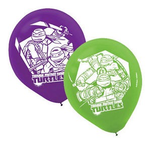 Teenage Mutant Ninja Turtles Latex Balloons