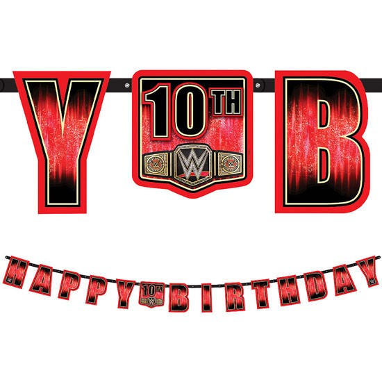 WWE Wrestling Birthday Banner