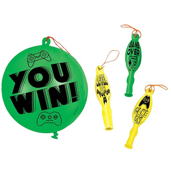 Level Up Gaming Punch Balloons