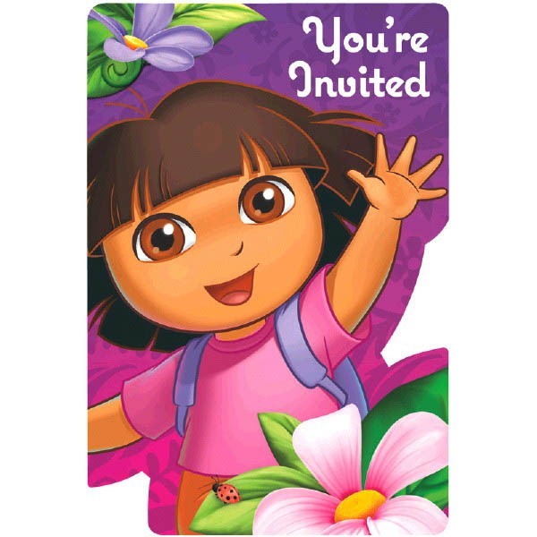 Dora The Explorer Invitations