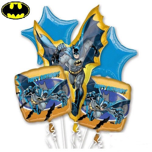 Batman-Foil-balloon-Bouquet