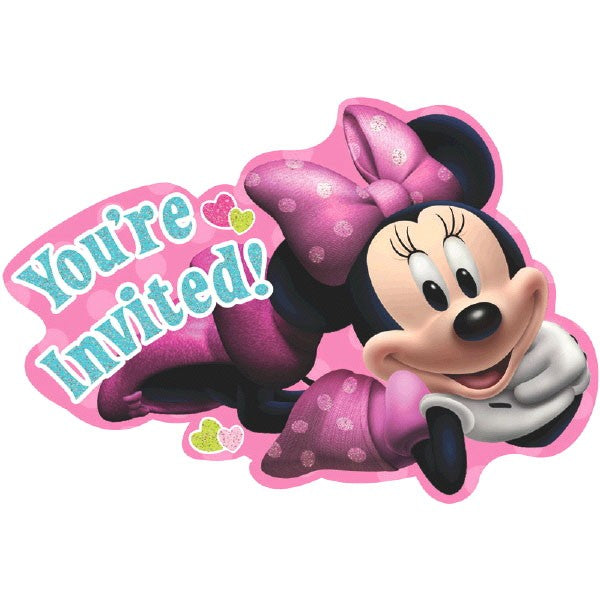 Minnie Mouse Birthday Party Invitations