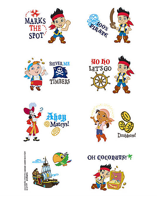Jake And The Never Land Pirates Tattoos