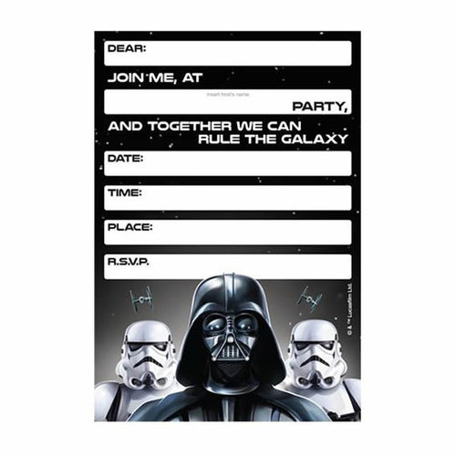 Star Wars Classic Invites