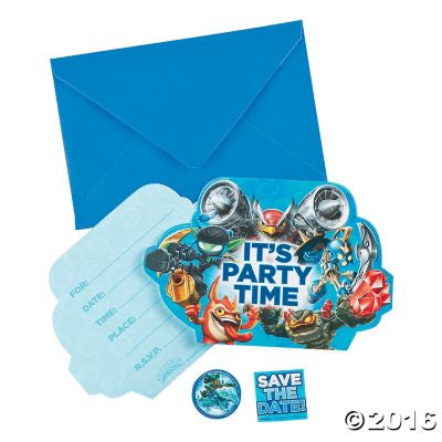 Skylanders Postcard Invitations