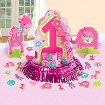 One Wild Girl 1st Table Decorating Kit