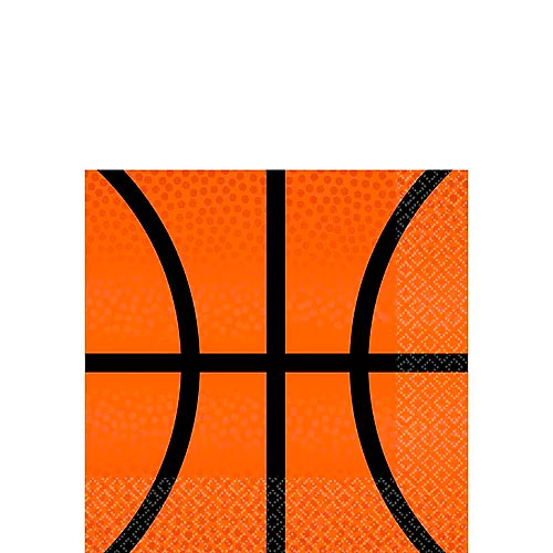 Basketball Beverage Napkins Pack Of 36