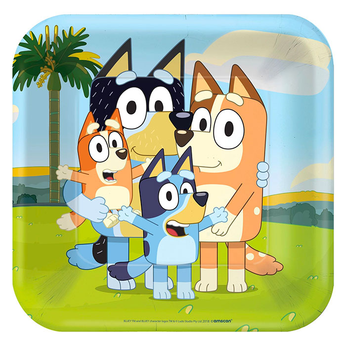 Bluey Lunch Plates