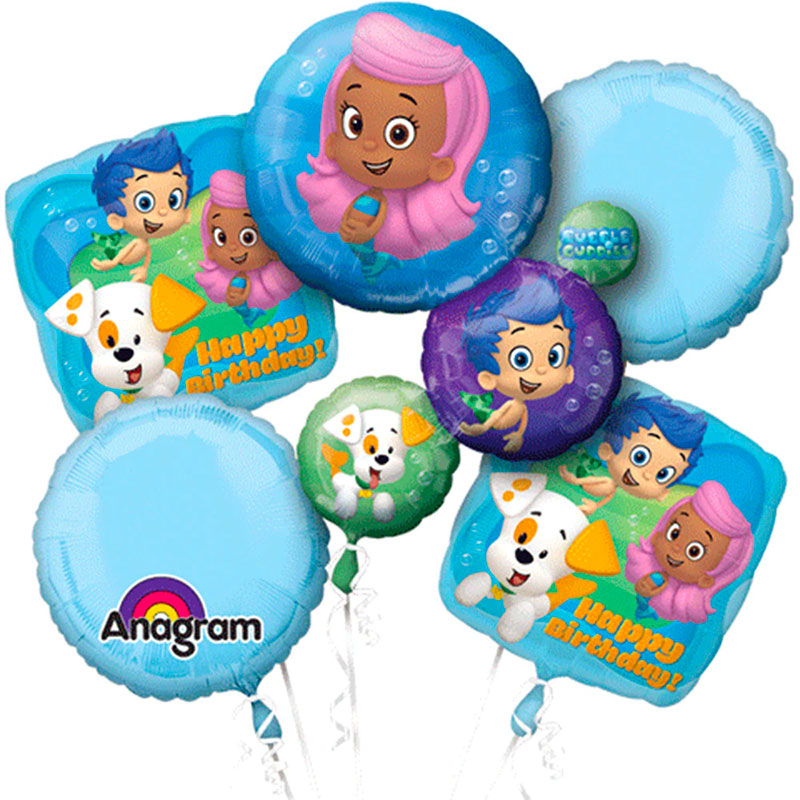 Bubble Guppies Foil Balloon Bouquet